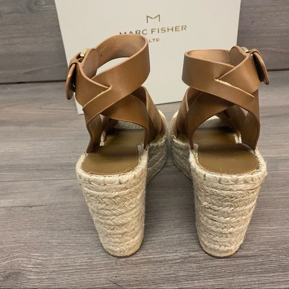Marc Fisher | Abacia Natural Multi Suede Wedges